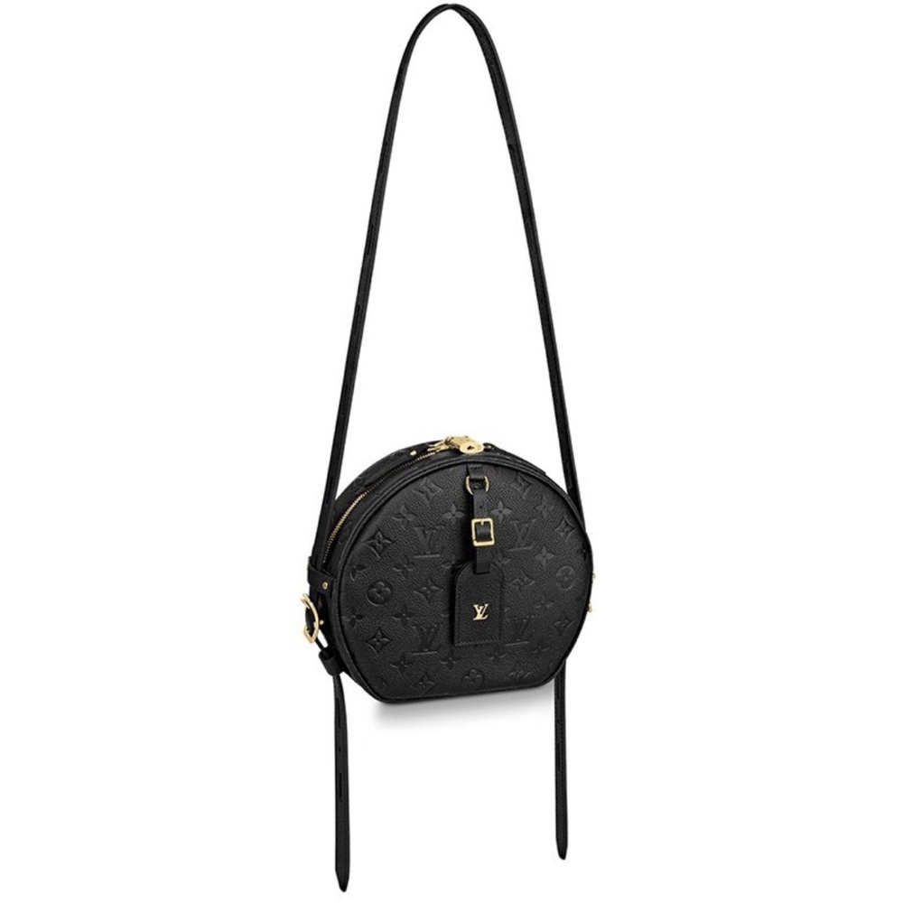Louis Vuitton Empreinte Boite Chapeau Souple MM Black Crossbody Bag